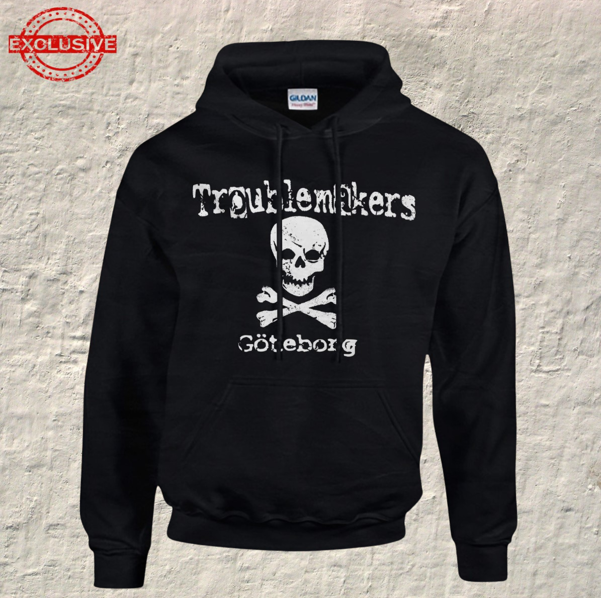TROUBLEMAKERS - HOODIE, SKULL