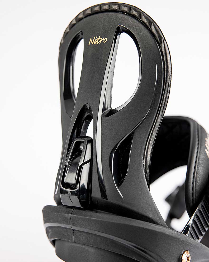 Nitro Snowboard Binding Rythm Black Bronze SMALL - 4