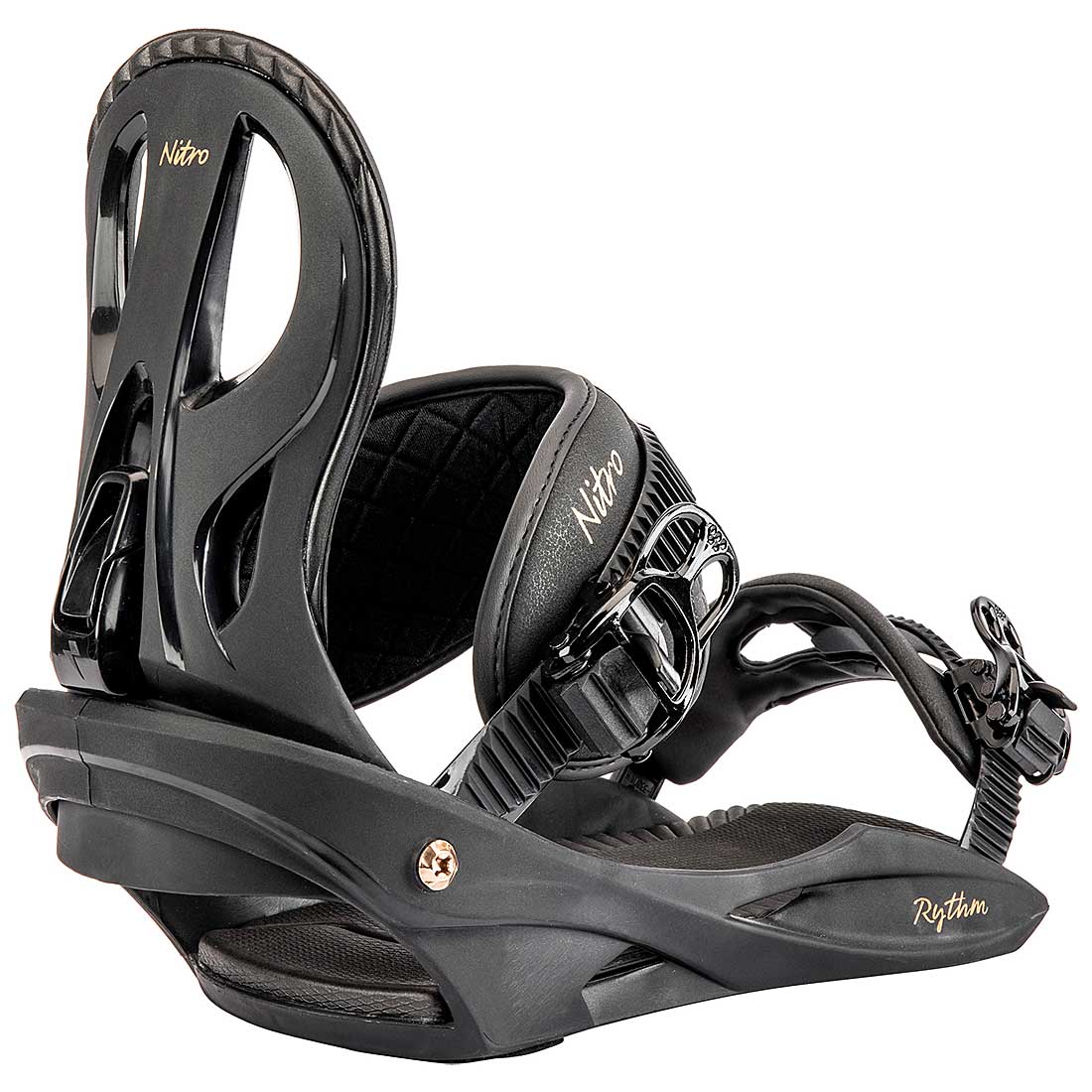 Nitro Snowboard Binding Rythm Black Bronze Standtall.se