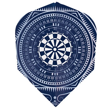Harrows Quadro Dartboard Blue Shape NO6