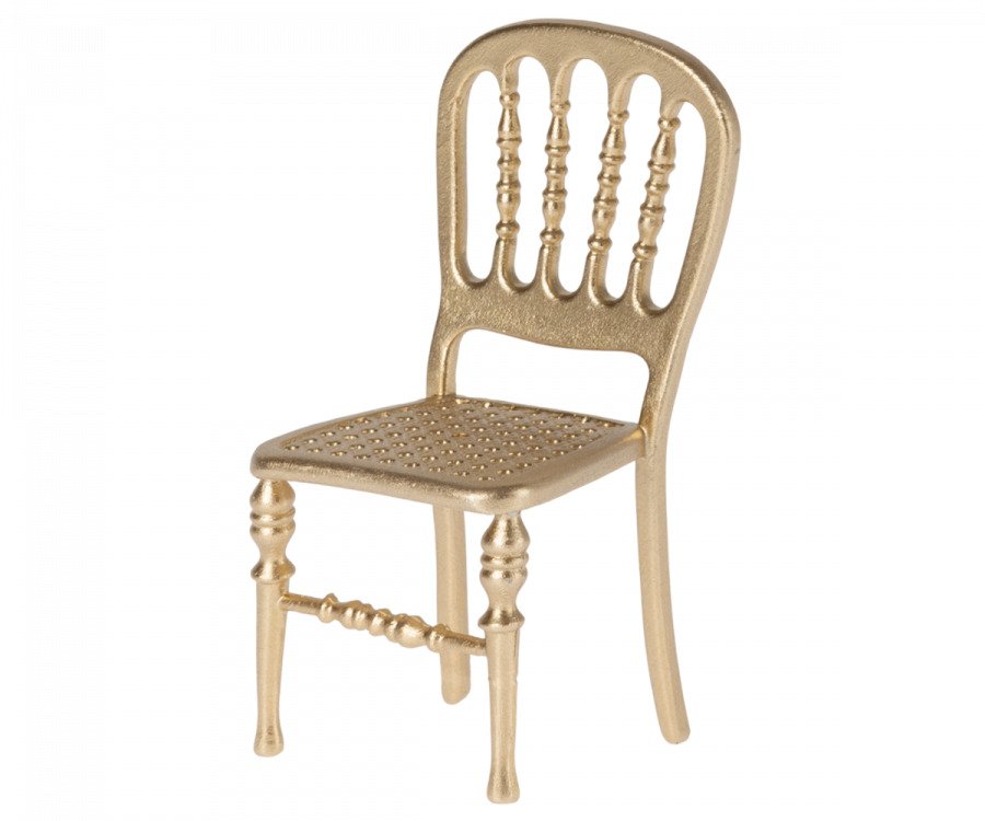 Maileg - Chair for Mouse, gold