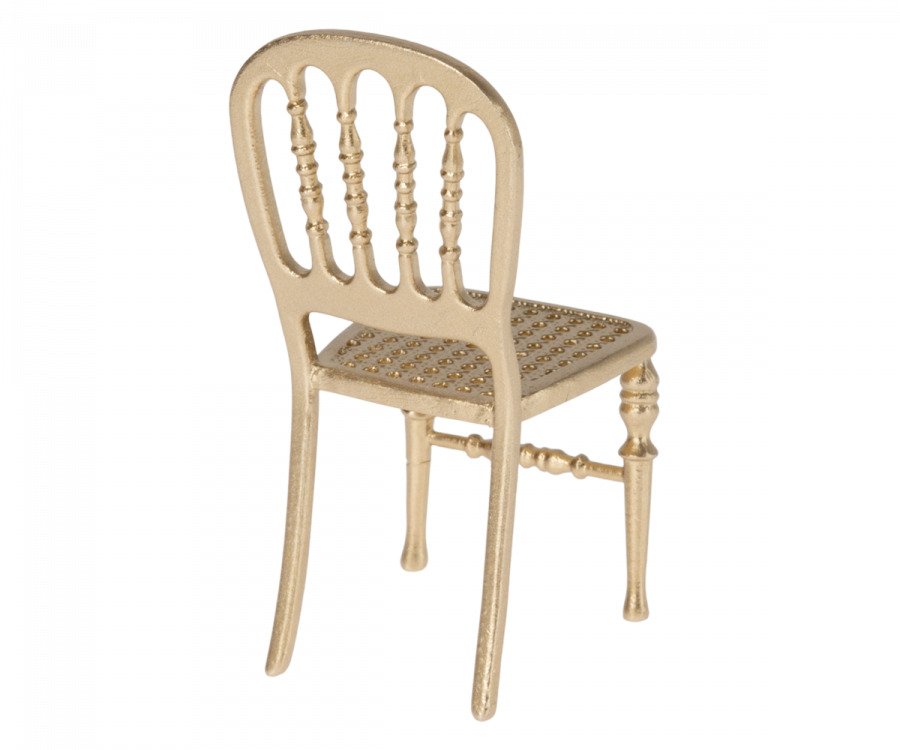 Maileg - Chair for Mouse, gold - 2