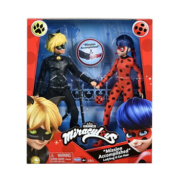Miraculous Cat Noir & Ladybug 2-Pack