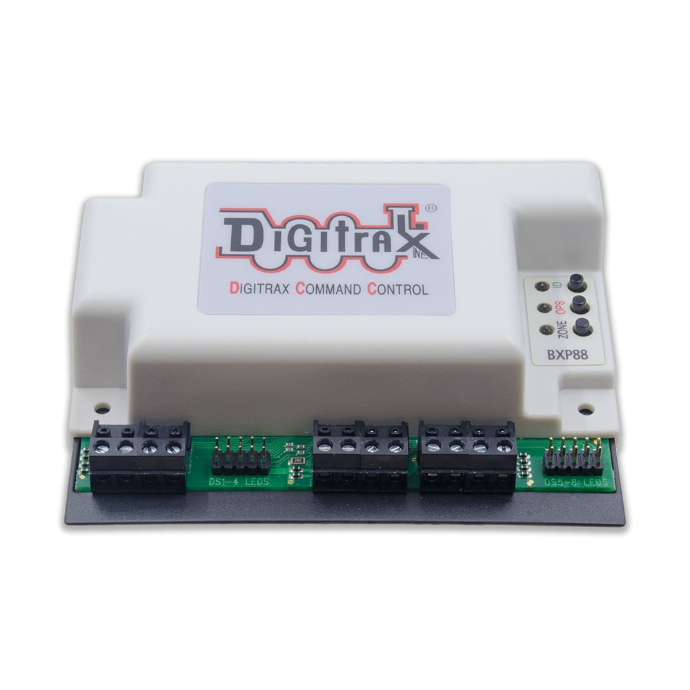 BXP88 LocoNet Occupancy Detector, 8 Detection Sections with Transponding and Power Management