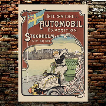 AUTOMOBIL EXPOSITION STOCKHOLM - 1903