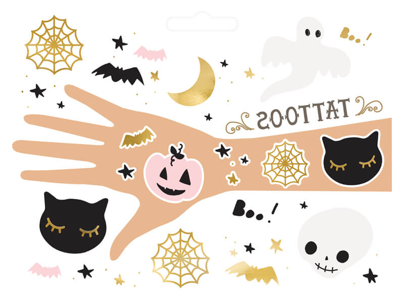 Tatueringar temporära Halloween 