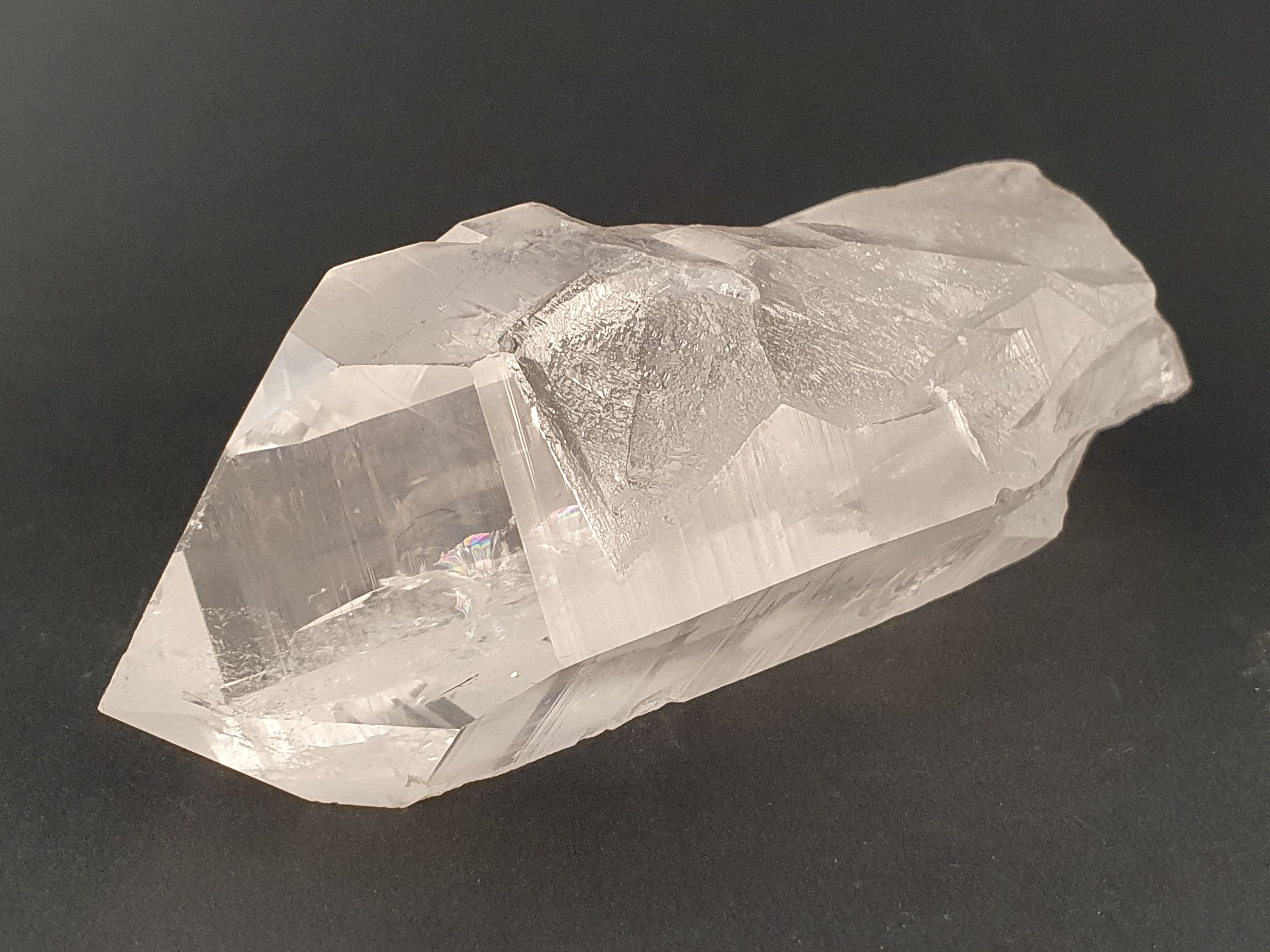 Bergkristall, spets ca. 13cm Brasilien - 3