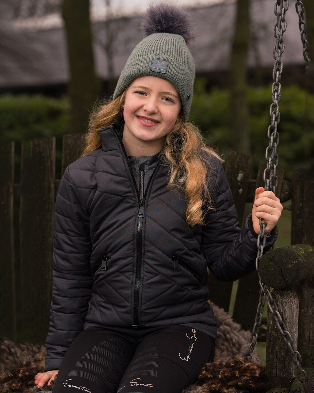 Ridjacka fodrad antracitgrå - 5