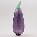 Gunnel Sahlin (Frutteria 1989) Colorful Eggplant  Sculpture 22 cm (with Box)