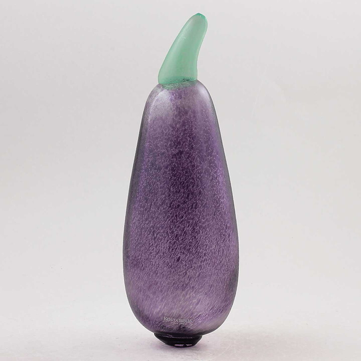 グンネル・サーリン  Frutteriaシリーズ  なすびオブジェ   22cm  1989年〈オリジナルボックス付き〉