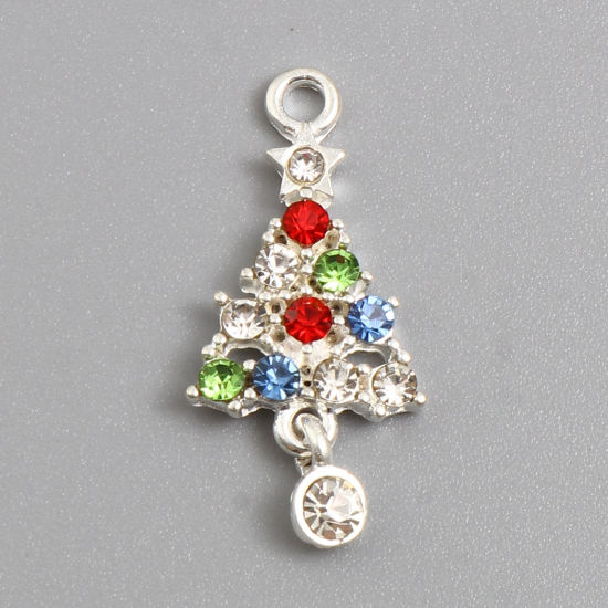 Berlock - Gran, Silver m rhinestones, multi