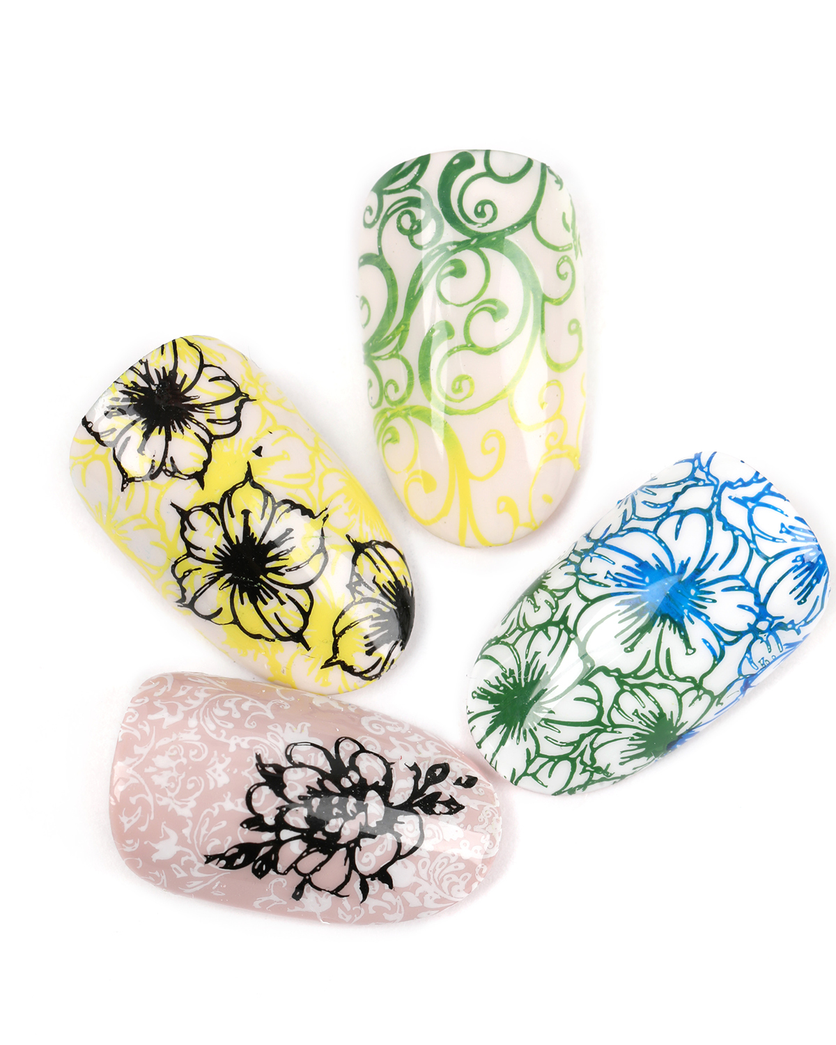 Stamping plate #4 Lace - 4