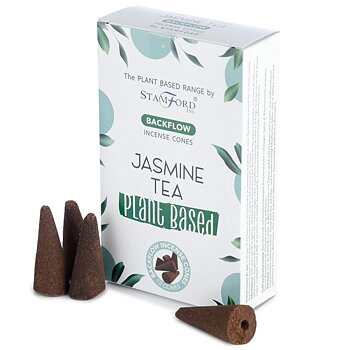 Stamford Växtbaserade Backflow Rökelsekoner -  Jasmin Te