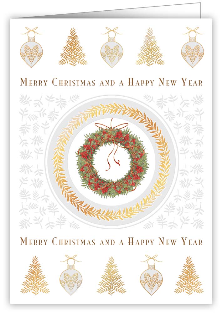 Christmas Wreath, Greeting Card