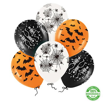 Ballongbukett Halloween mix 6-pack 