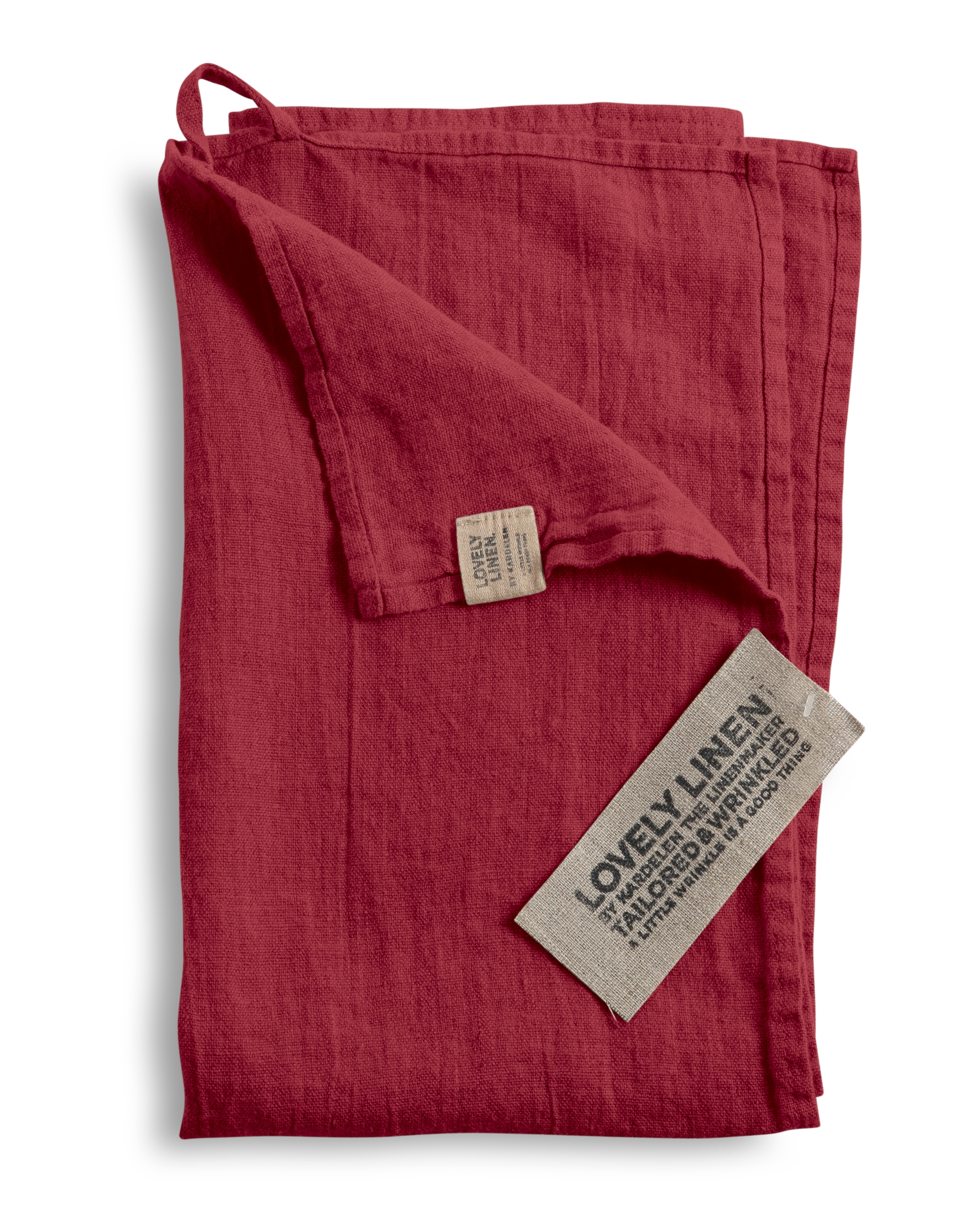 Kökshandduk Lovely Linen cabernet