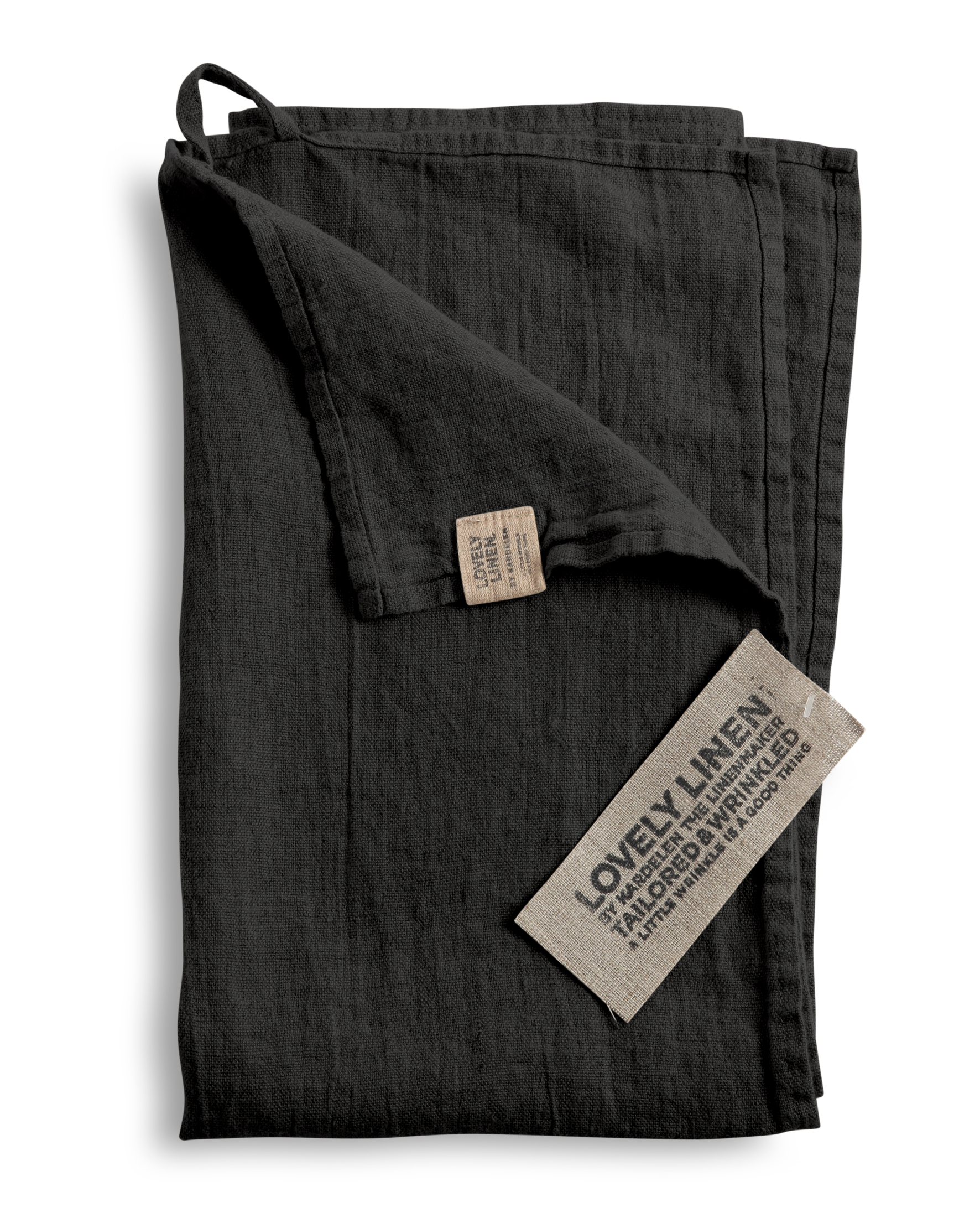 Kökshandduk  Lovely Linen dark grey