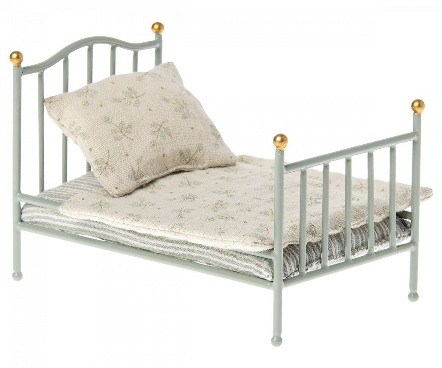 Maileg - Vintage bed, Mint