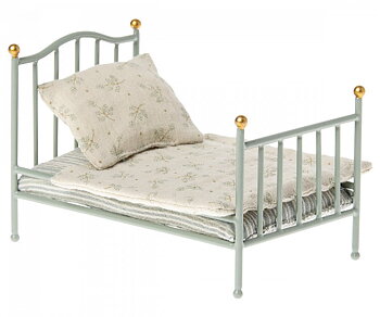 Maileg - Vintage bed, Mint