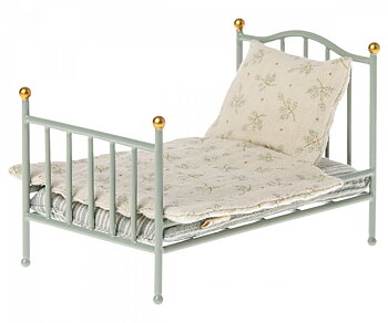 Maileg - Vintage bed, Mint