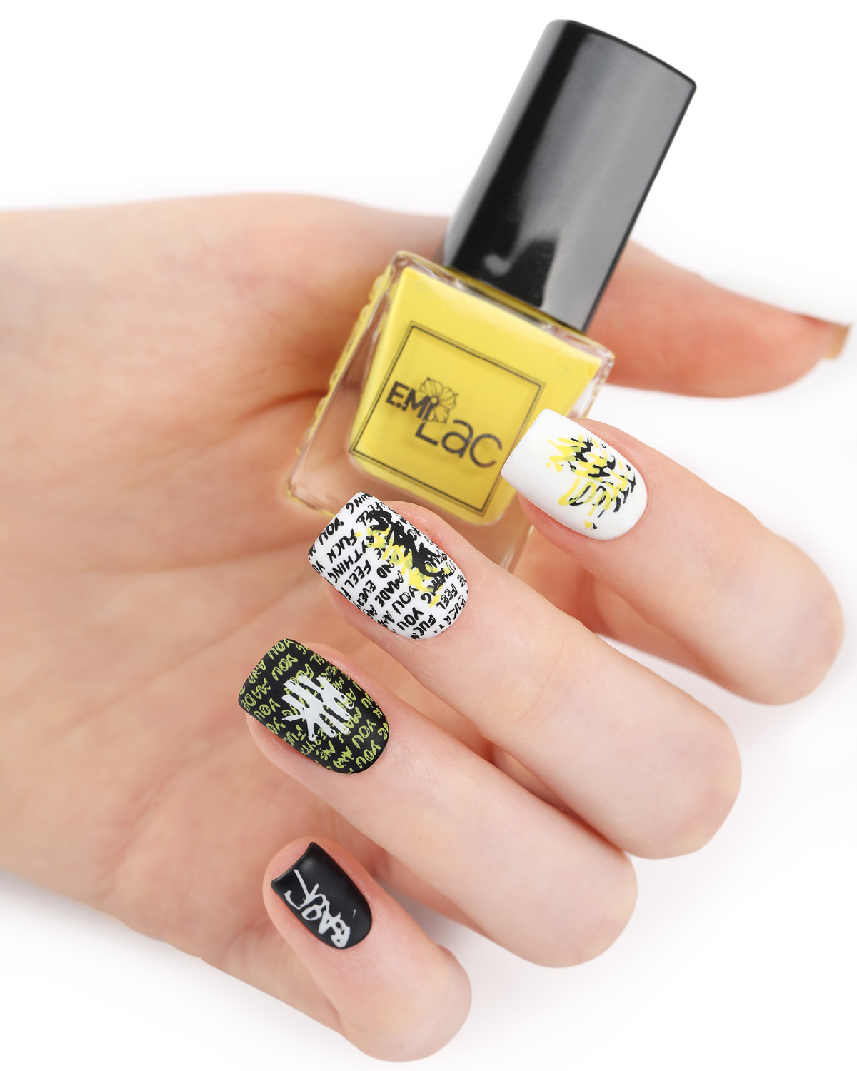 Nail Polish for Stamping Yellow #5, 9 ml. - 2
