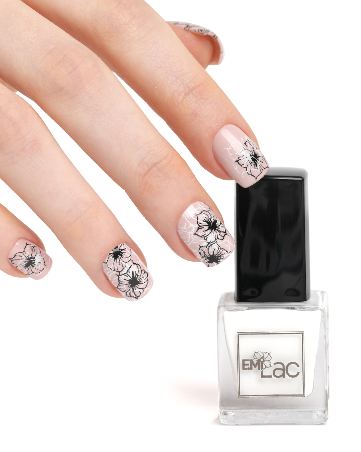 Nail Polish for Stamping White #2, 9 ml. - 2