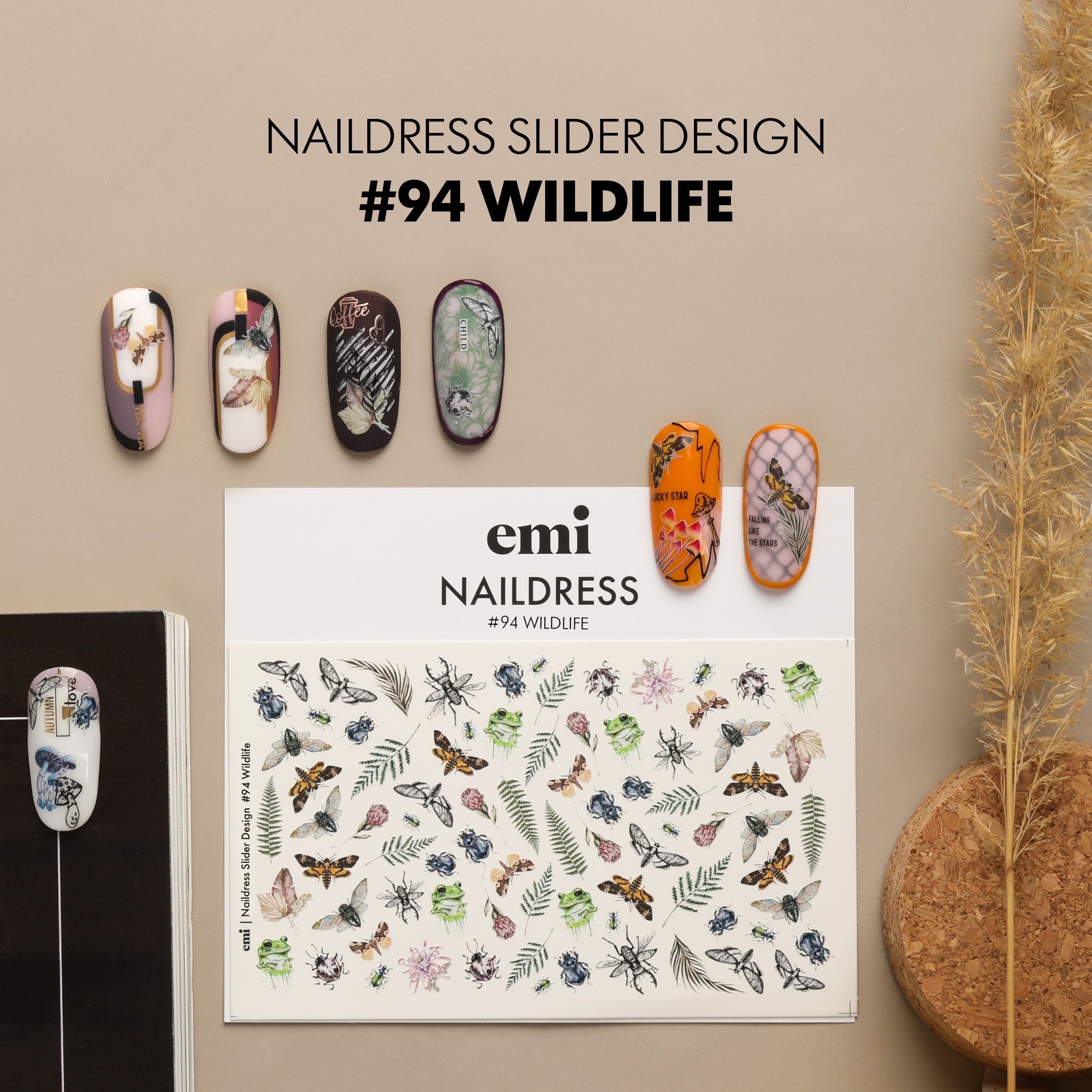 Naildress Slider Design #94 Wildlife - 2
