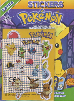 Pokemon magasin nr 5 2022, Extra stickers!
