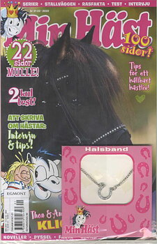 Min häst nr 21/22 2022, 100-sidor, Halsband på köpet!