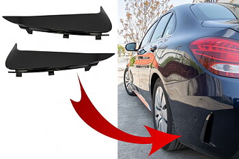 1. Rear flaps 2pcs for AMG bumper