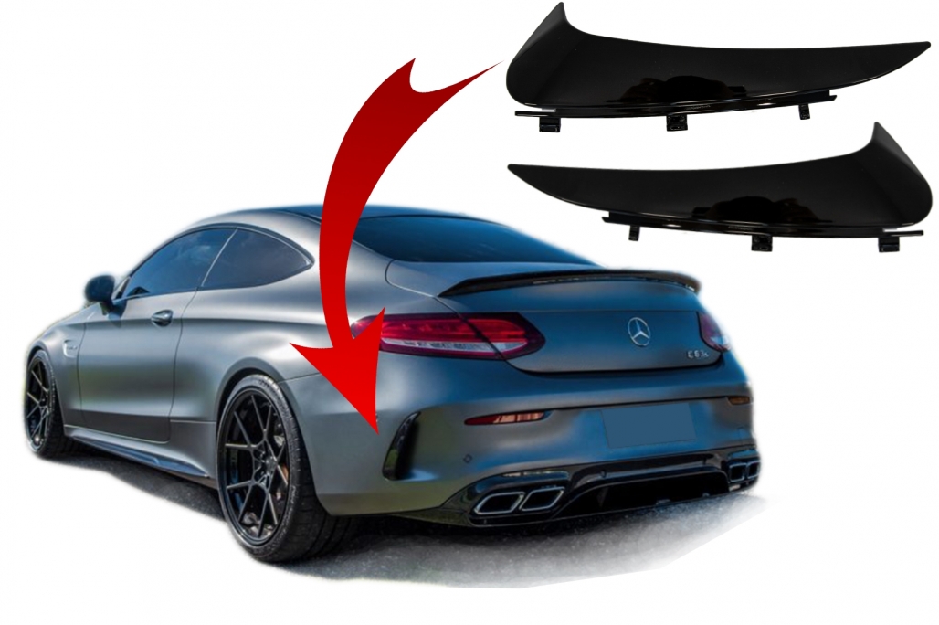 1. Rear flaps 2pcs for AMG bumper - 2