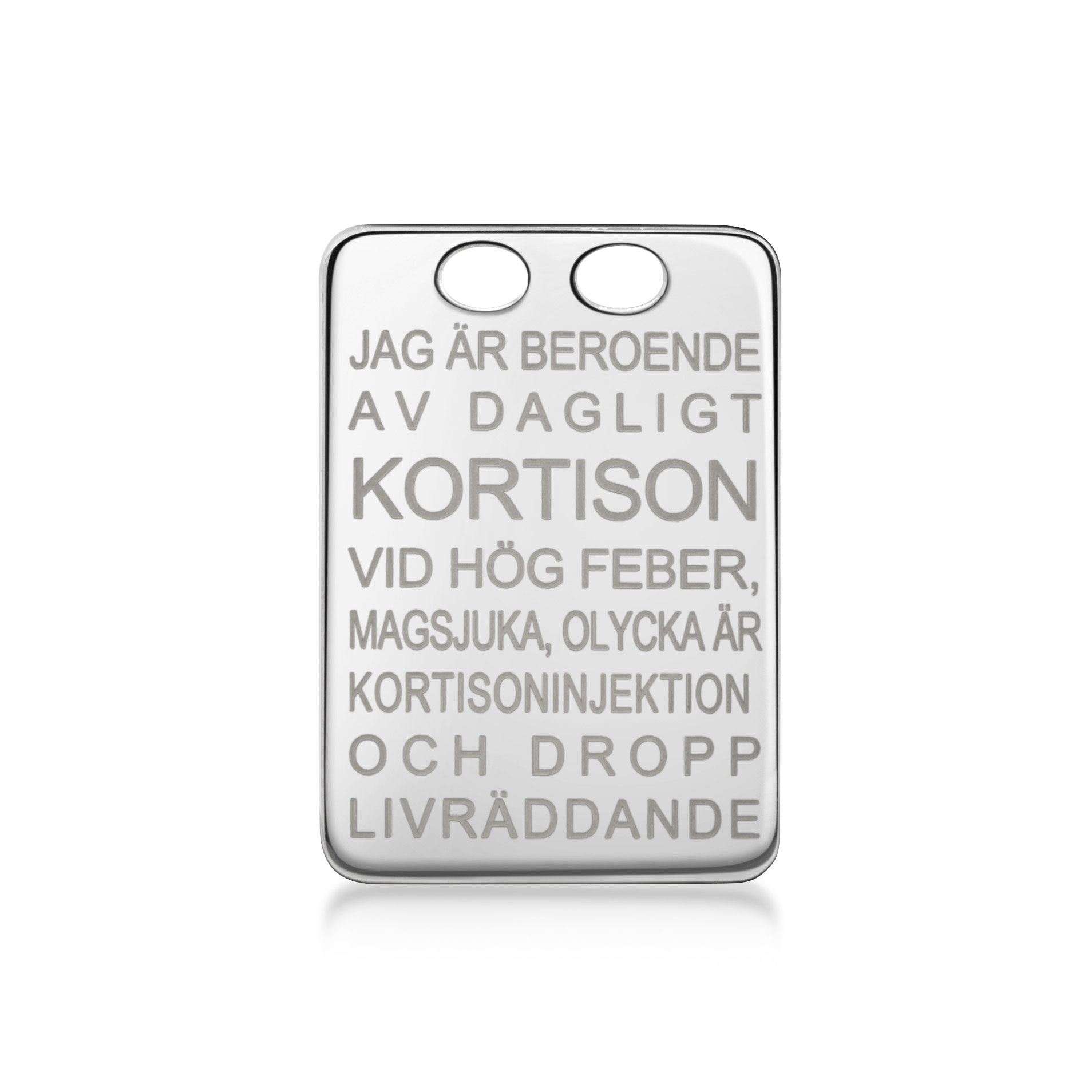 Kortinson medicinbakke Ægte sølv - 2