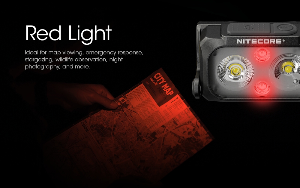 Pannlampa Nitecore NU25 (nyhet 400 lumen)  - 8