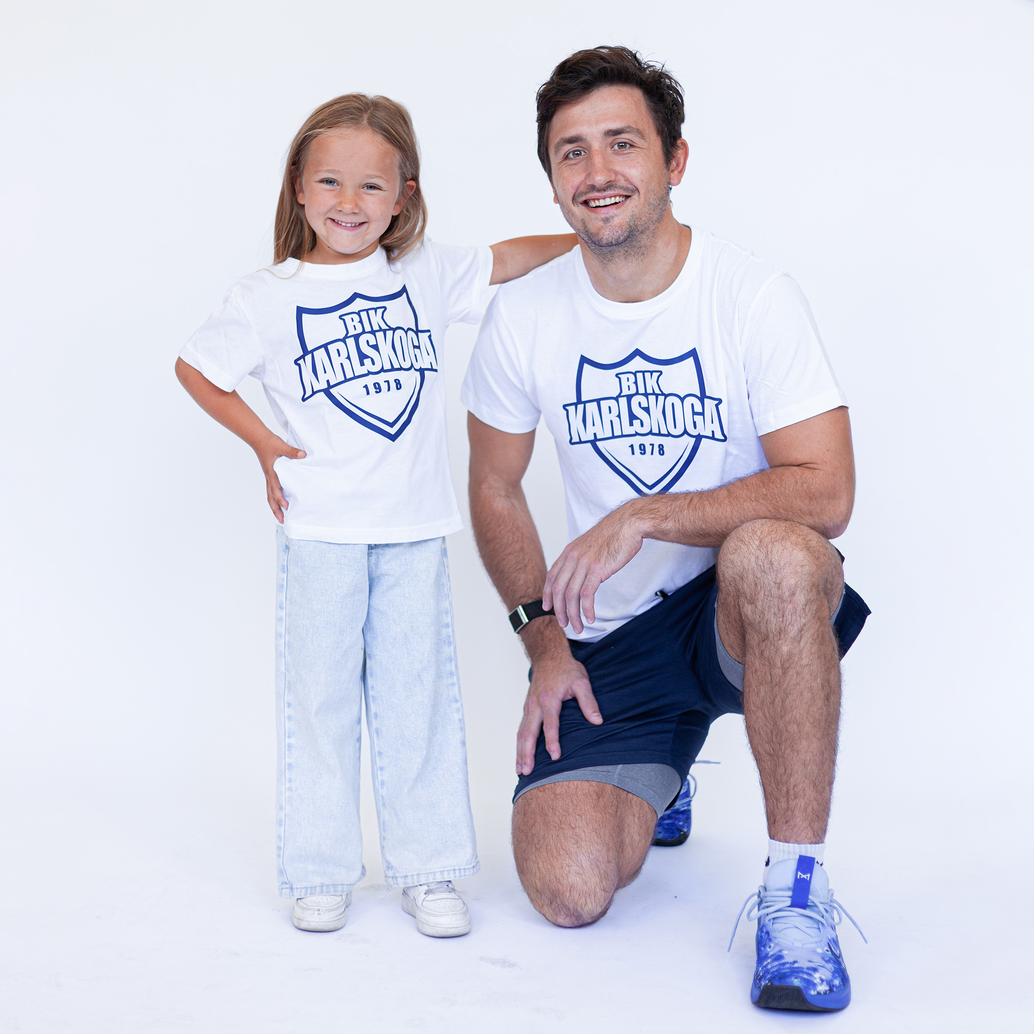 Vit T-shirt med stort tryck - 2