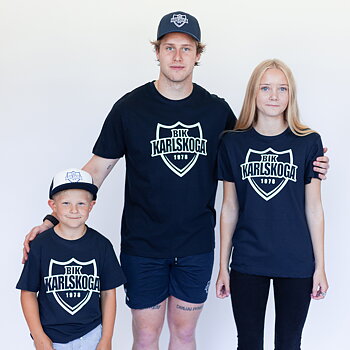 Marin T-shirt med stort tryck