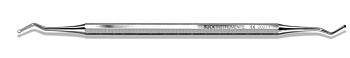 RUCK® INSTRUMENT Pedikyrsked böjd dubbelsidig, 17 cm