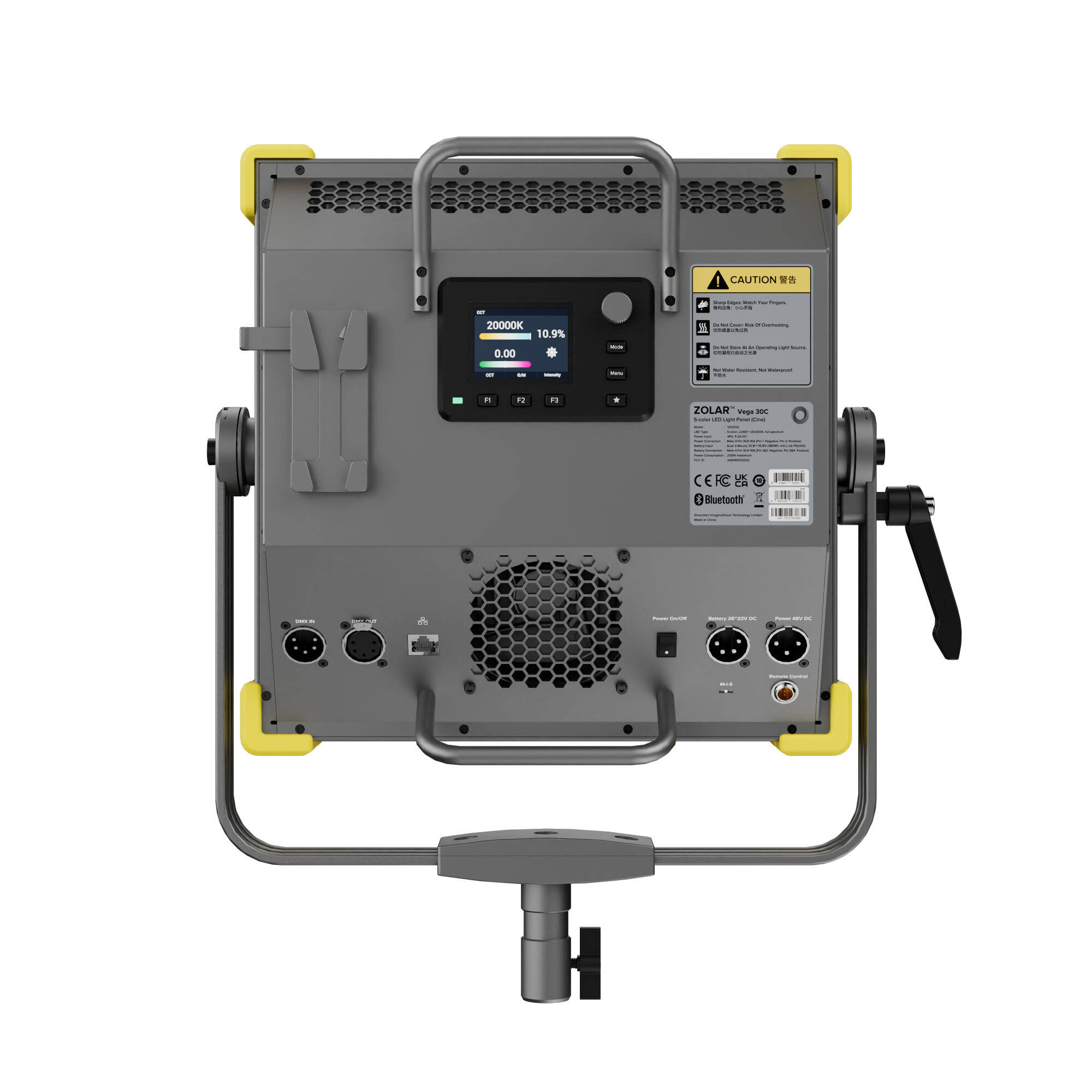 Z CAM ZOLAR Vega 30C RGBAW LED Light Panel - 6