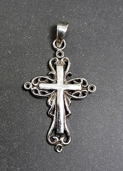Silver Kors Hänge 