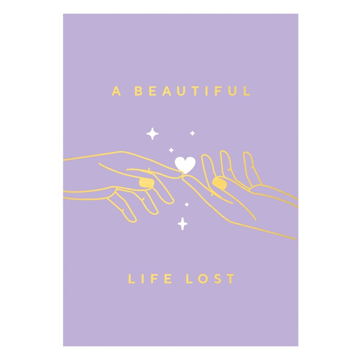 A BEAUTIFUL LIFE LOST POSTCARD
