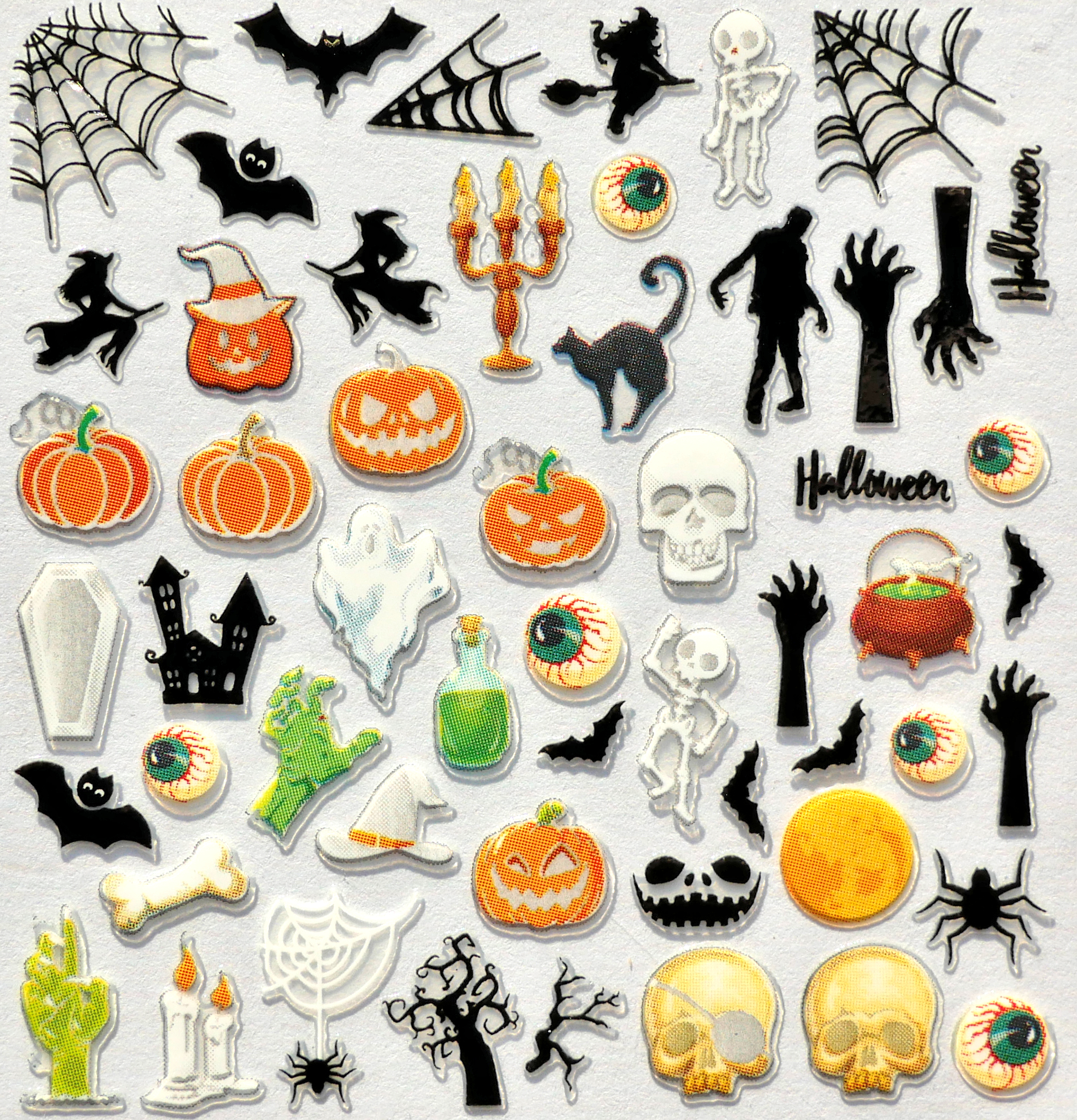 Charmicon 3D Silicone Stickers Halloween 1 - 2