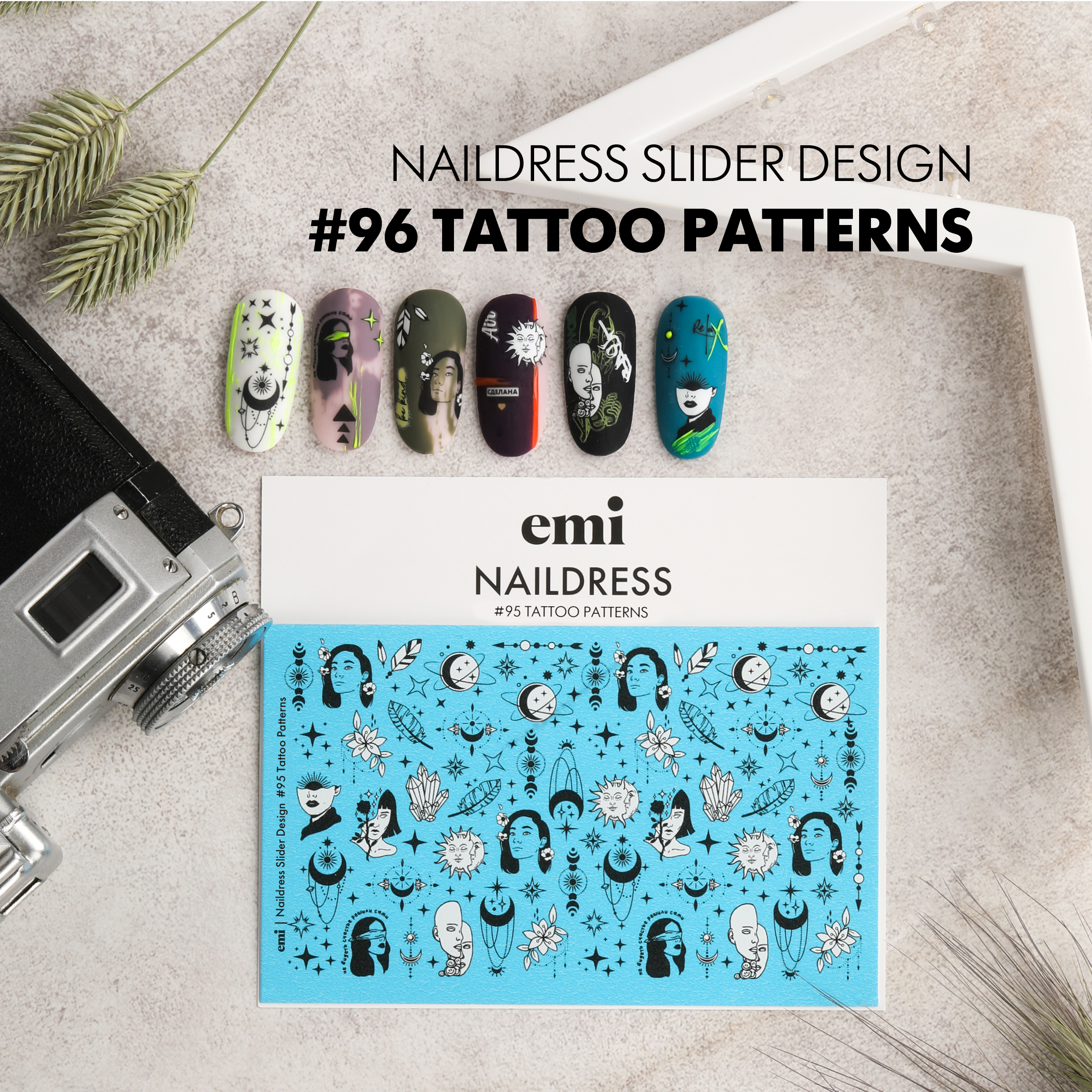 Naildress Slider Design #96 Tattoo patterns - 2