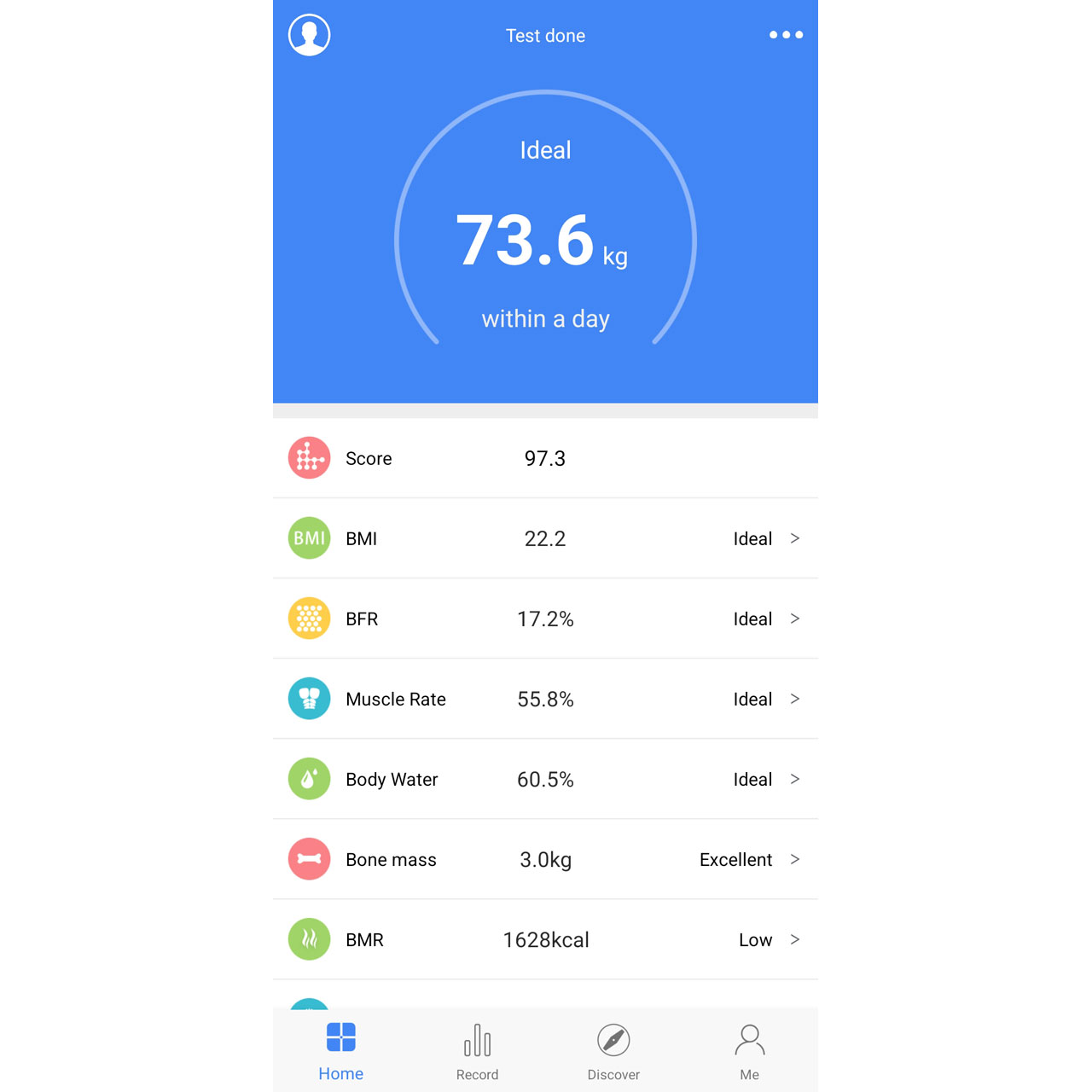 Bathroom scale 900-40 with bluetooth/BMI/body analyser (white) - 2