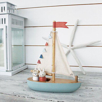 Småfolk i Segelbåt - Tender Leaf
