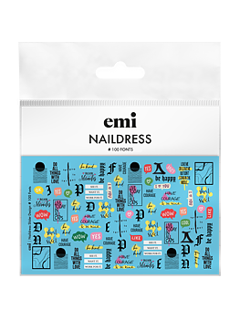 Naildress Slider Design #100 Fonts