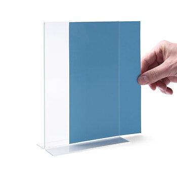 T Stand Menu Holder Vertikal, A7-A3