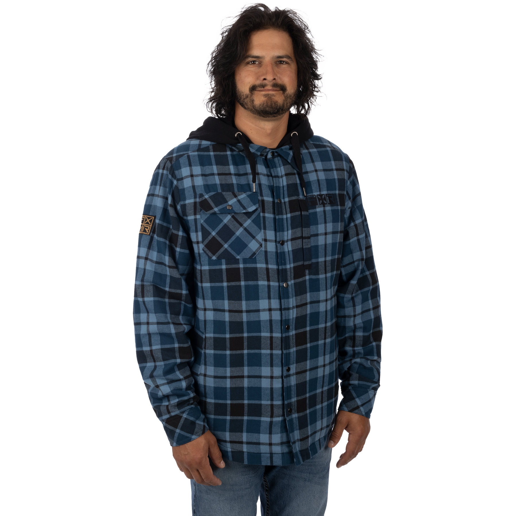 Unisex Timber Insulated Flannel Jacket Steel / Slate
