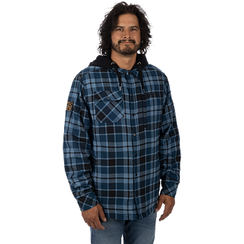 Unisex Timber Insulated Flannel Jacket Steel / Slate