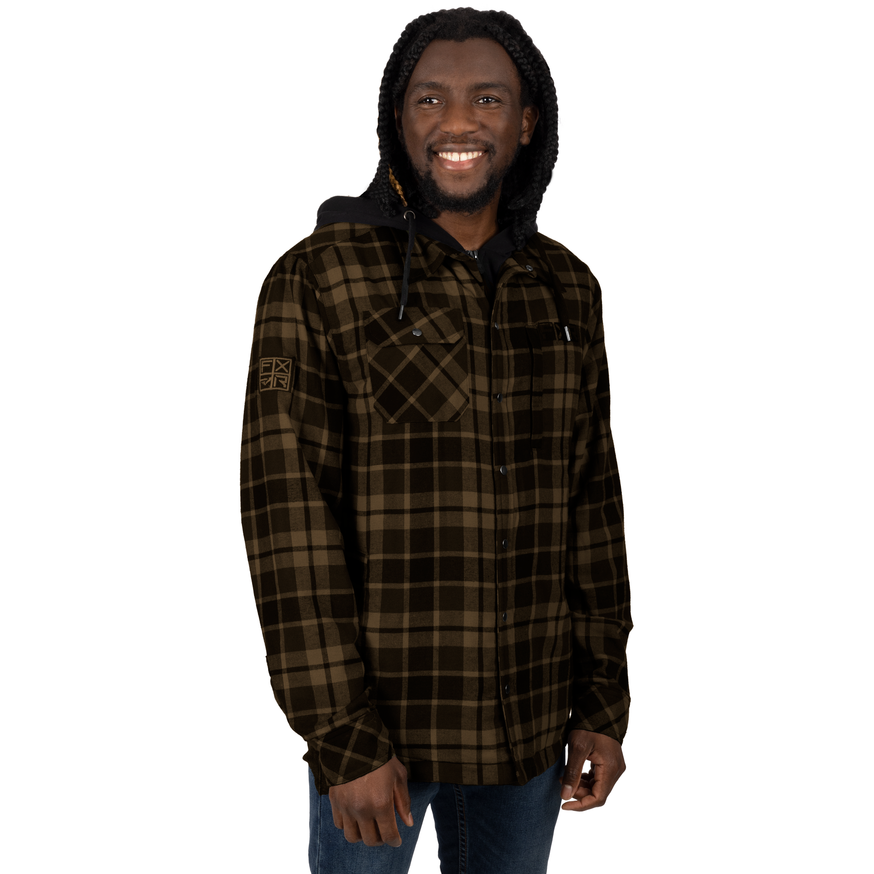 Unisex Timber Insulated Flannel Jacket Bronze Black Heds FXR Shop