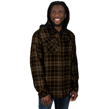 Unisex Timber Insulated Flannel Jacket Bronze / Black
