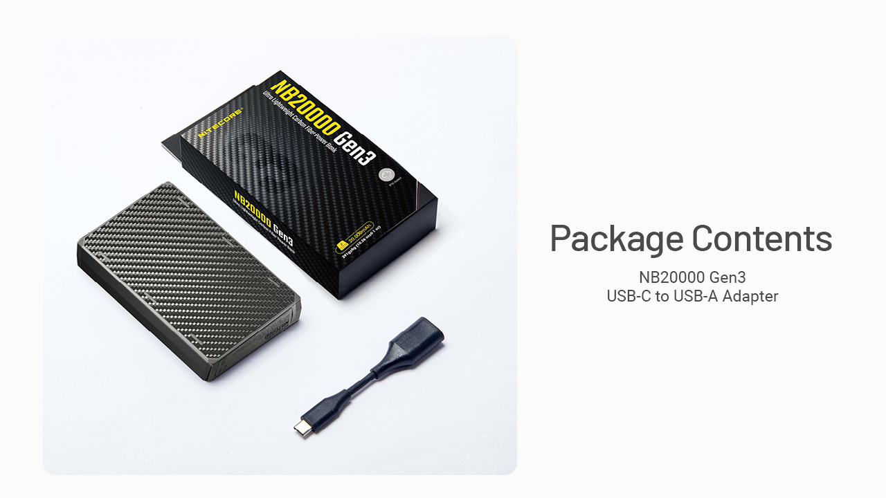 Nitecore Powerbank NB 20000 GEN3 - 21